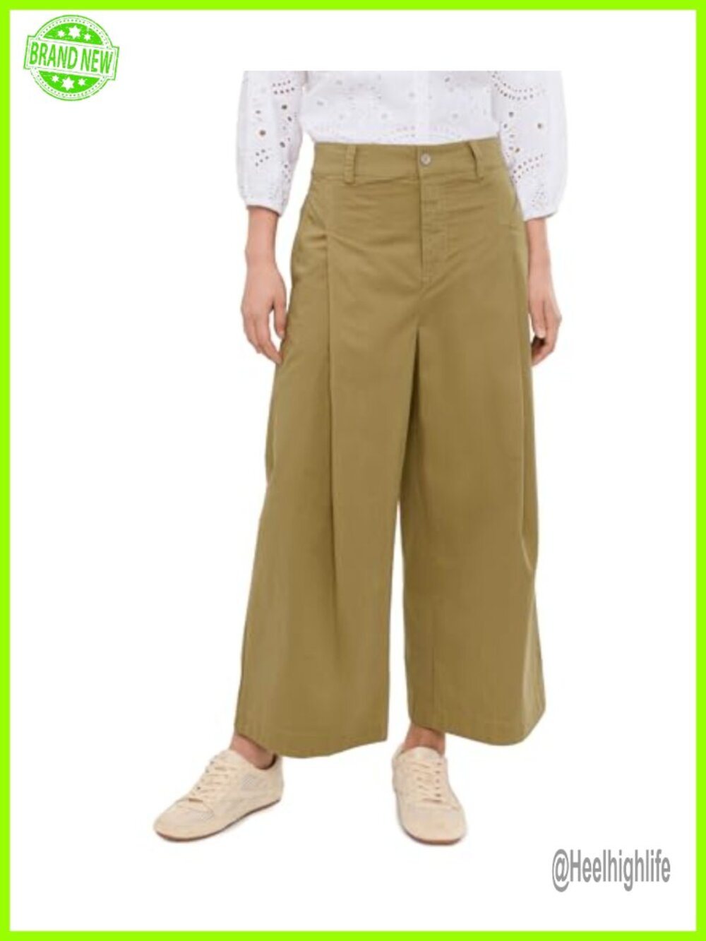 Free People Silverlake Chinos Mid Rise Straight Leg 100% Cotton